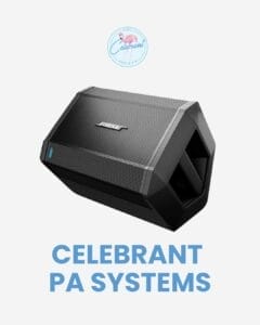 PA System for celebrants