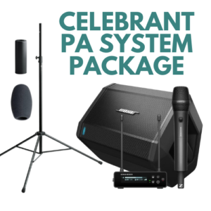PA System for marriage celebrants