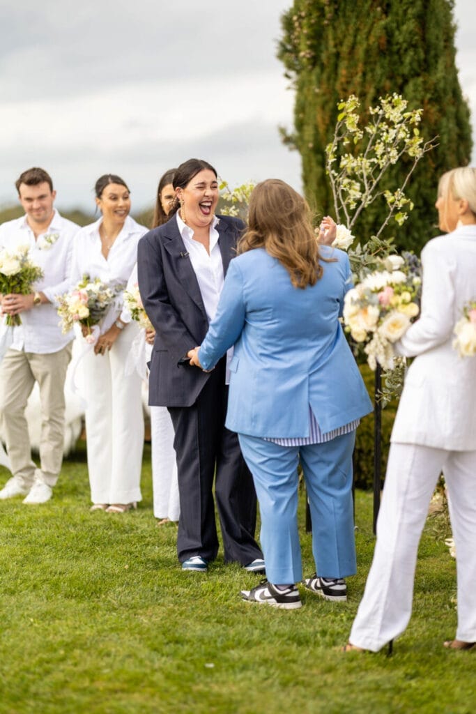 celebrant transferring a ceremony