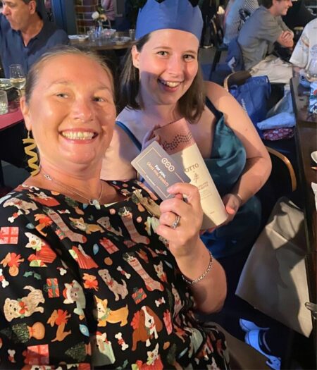 Louise Killick was thrilled with her stainless steel water bottle designed by an Aboriginal business. Meanwhile, Bec Jackson will be indulging in something a little stronger than water after her next wedding thanks to her BWS gift voucher