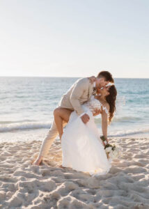 couple dancing at wedding